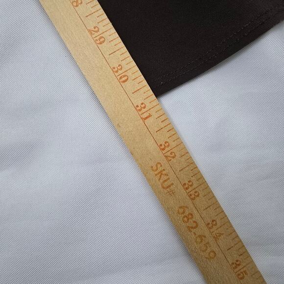 Ciara SunWoo Brown Pull On Slinky Wide Flare Leg Slacks Palazzo Knit Stretch XL - Picture 6 of 12